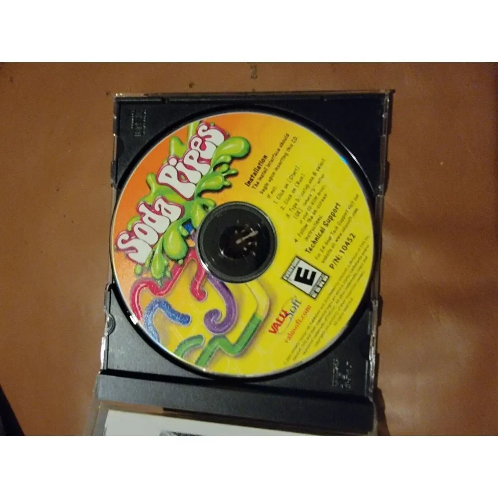 Soda Pipes PC CD-Rom 2005 windows puzzle action game